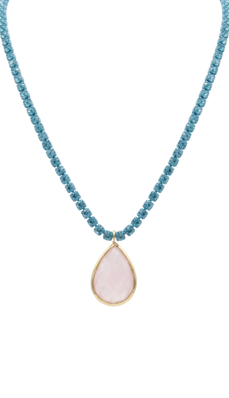 Pink Pearl + Light Blue