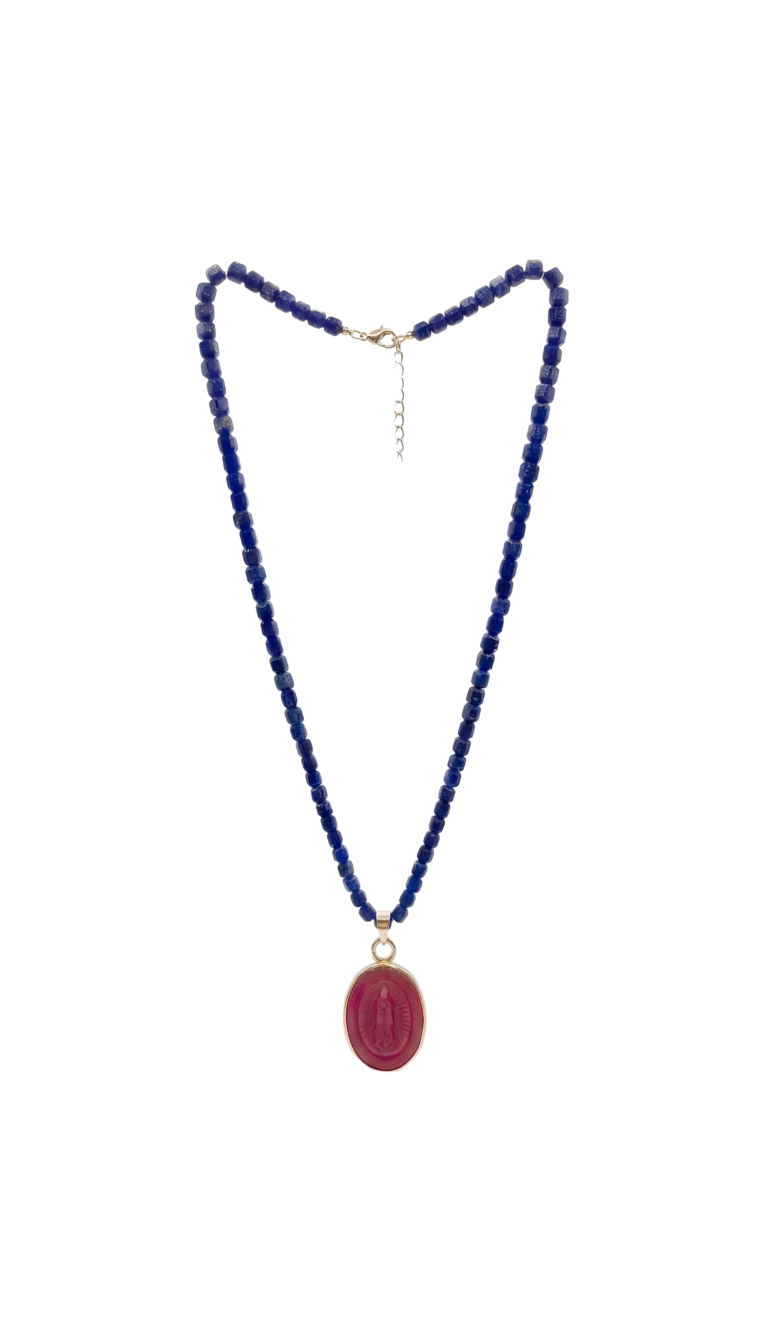 Red Virgen María + Purple