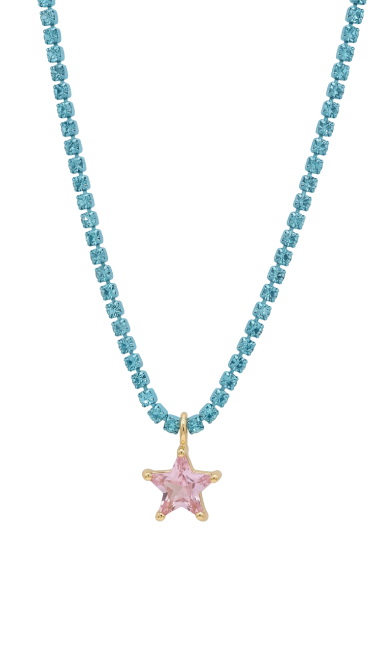Pink Star + Turquoise